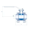 stainless steel KLINGER Ballostar ball valve | KP-2405